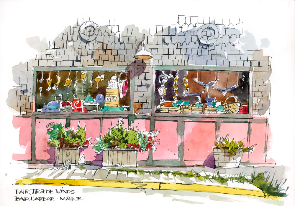 Down East Vistas: Sketching the Coastal Beauty of Bar Harbor in Watercolor - I - Image 11