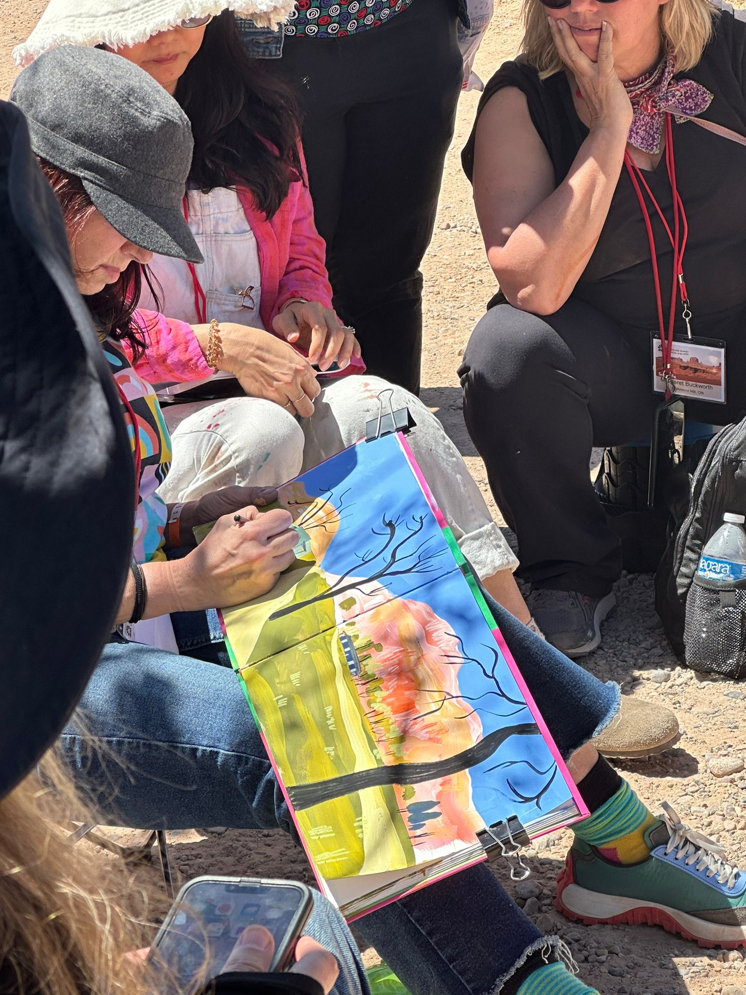 Capturing the Colors of Santa Fe: A Mixed Media Workshop Inspired by Santa Fe and Georgia O'Keeffe - Image 4