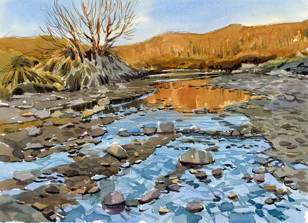 Vibrant Watercolors: Sketching Desert Hues I - Image 11