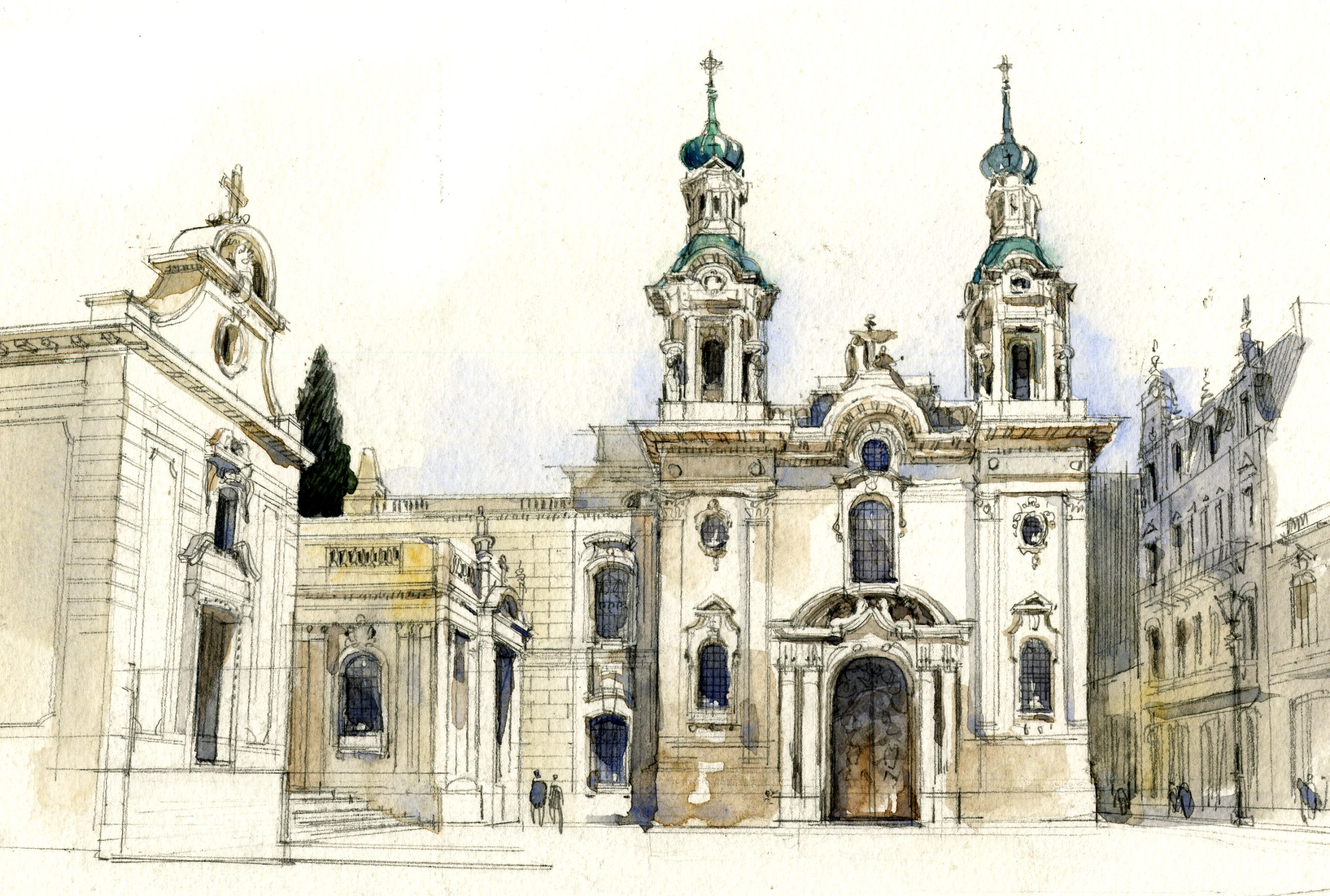 Perspective Urban Sketching in Watercolor '26 - Image 2