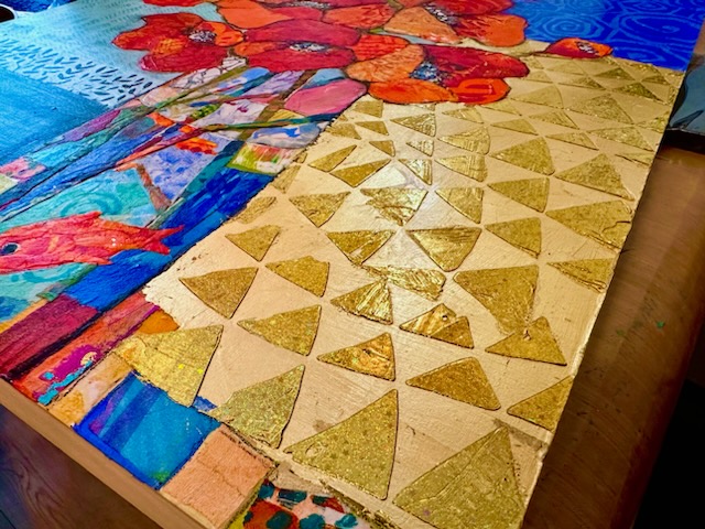 Elizabeth St. Hilaire - gold triangles