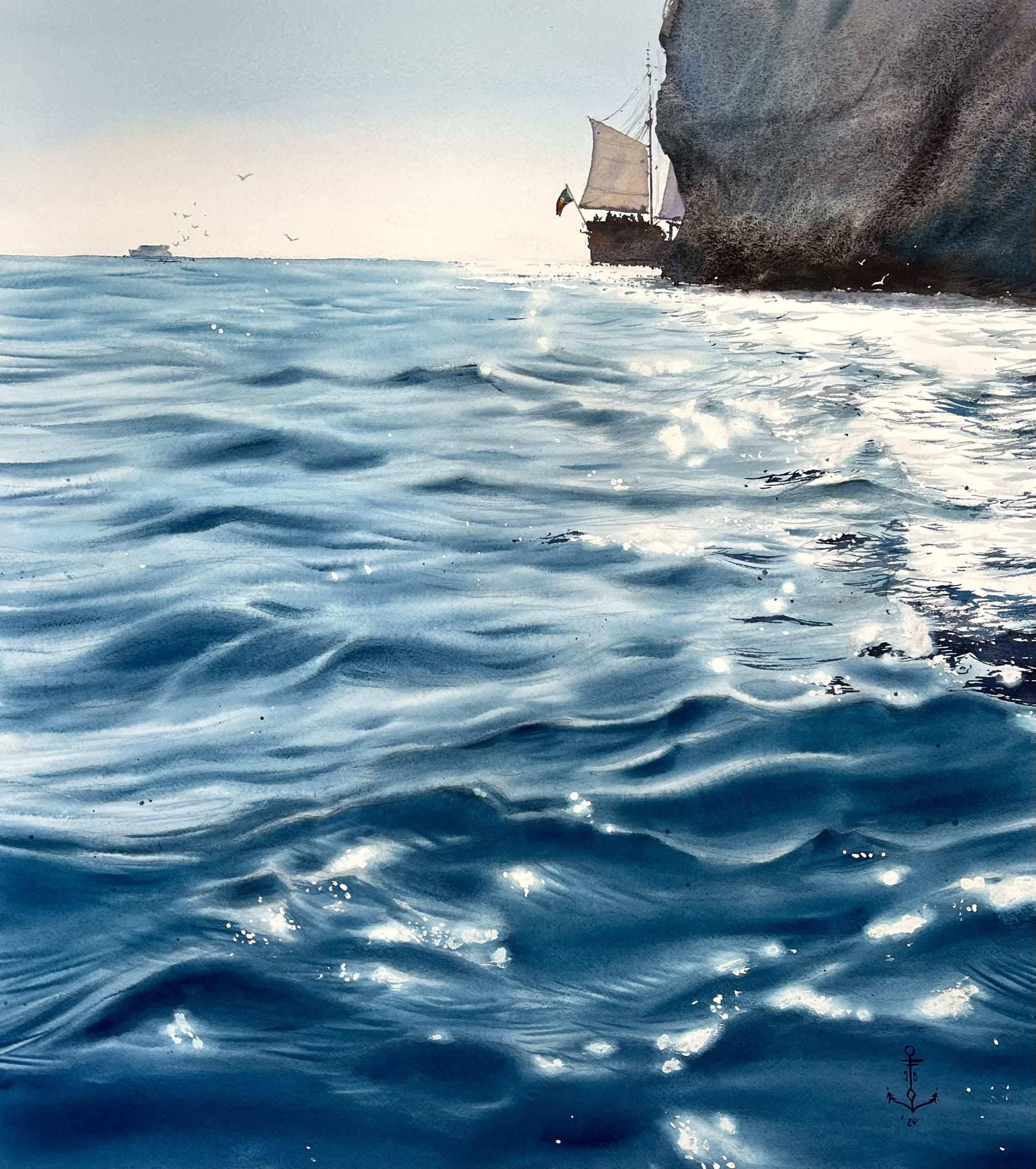 The Art of Painting the Sea - Watercolour Workshop - Image 4