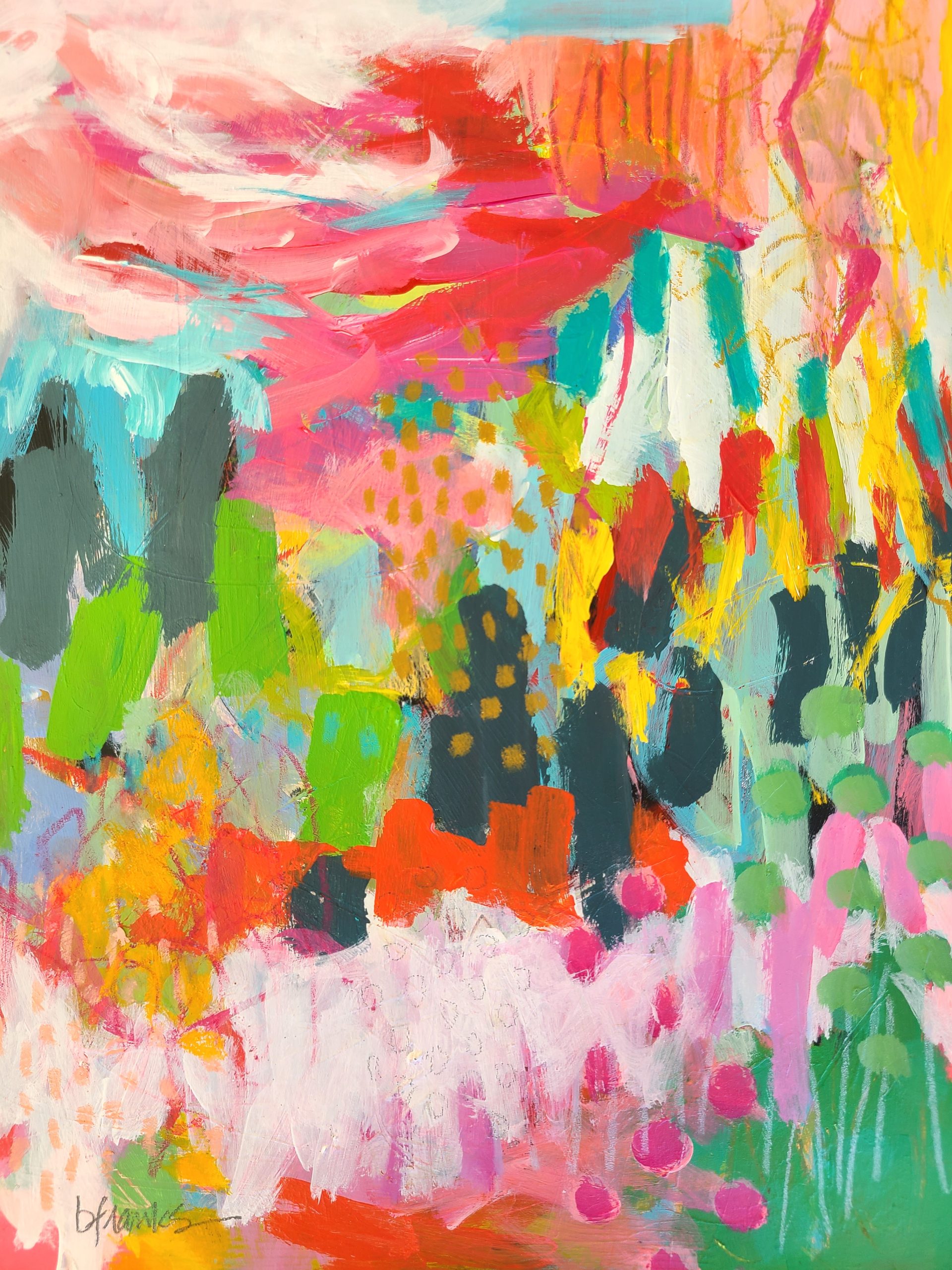 Bloom & Flow: Painting Abstract Fields of Flowers - Image 2