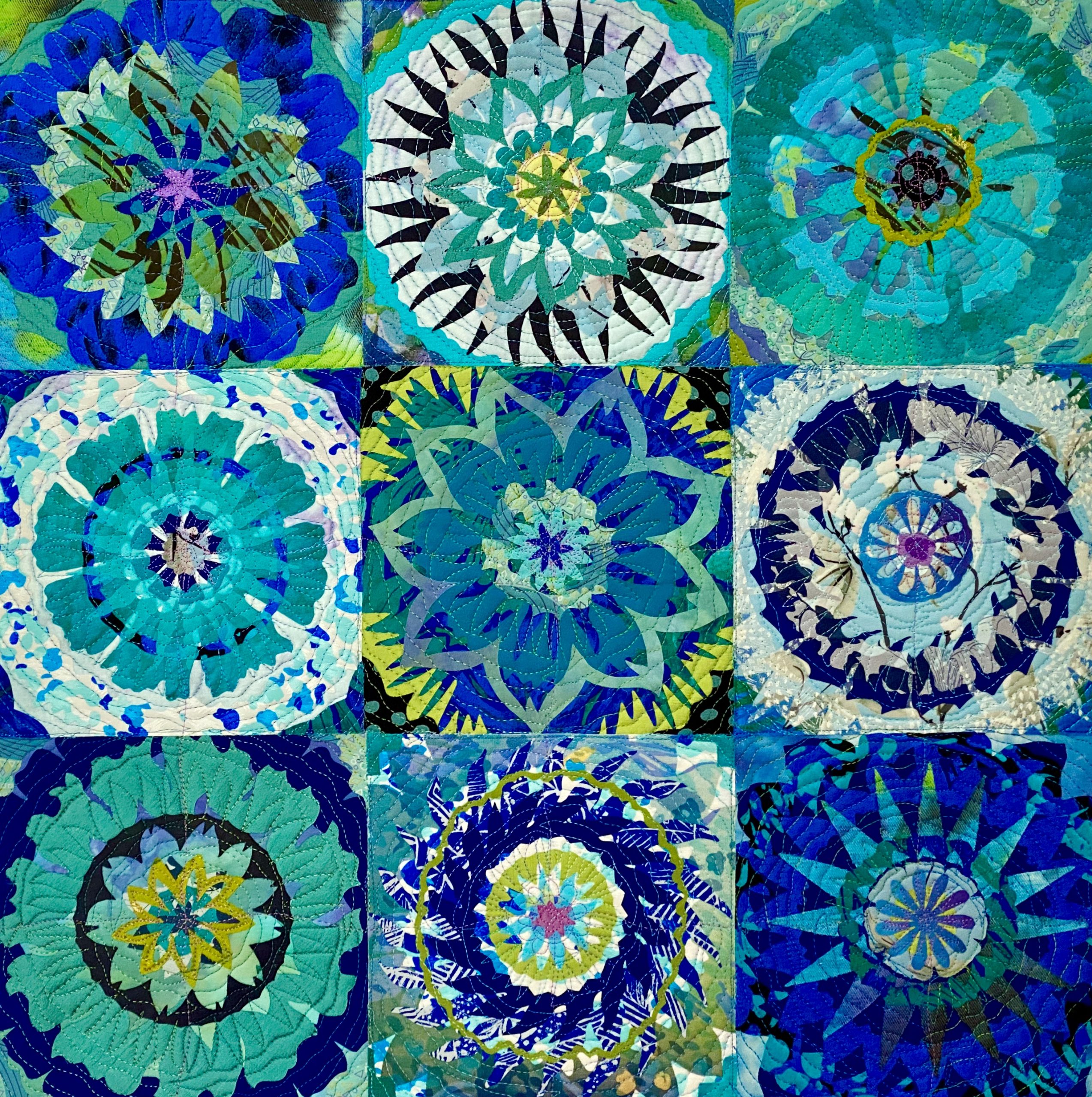 Floral Arrangement: creating fused flower (and sunflower) quilts - Image 5