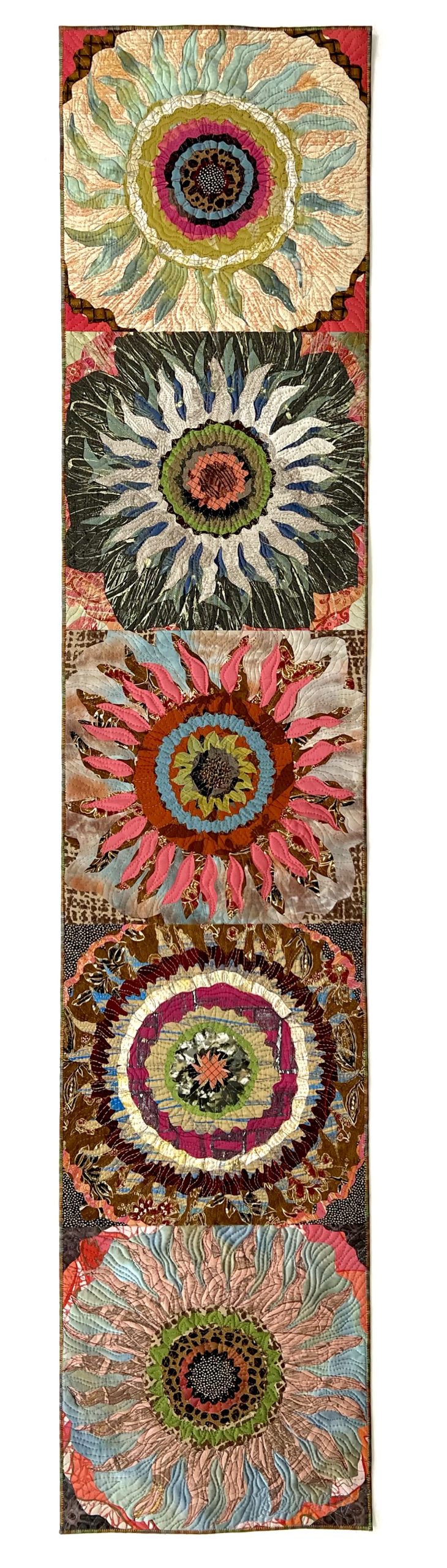 Floral Arrangement: creating fused flower (and sunflower) quilts - Image 2