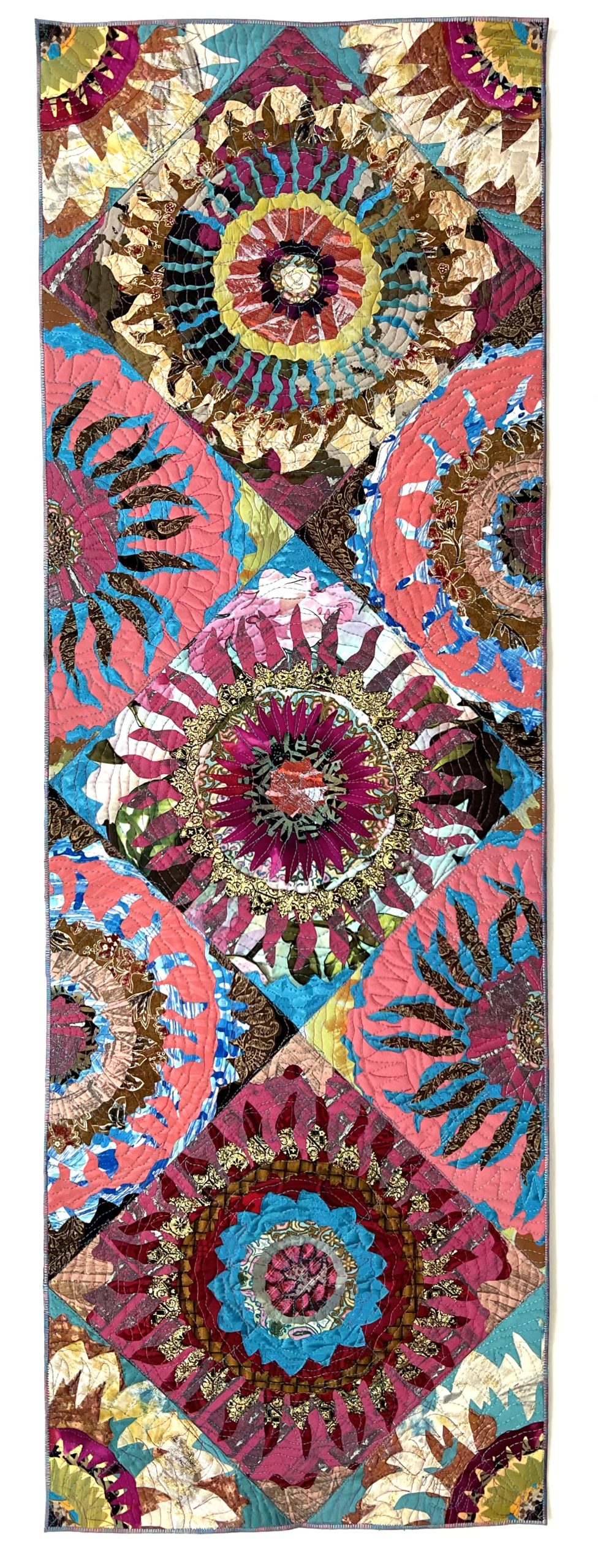 Floral Arrangement: creating fused flower (and sunflower) quilts - Image 3