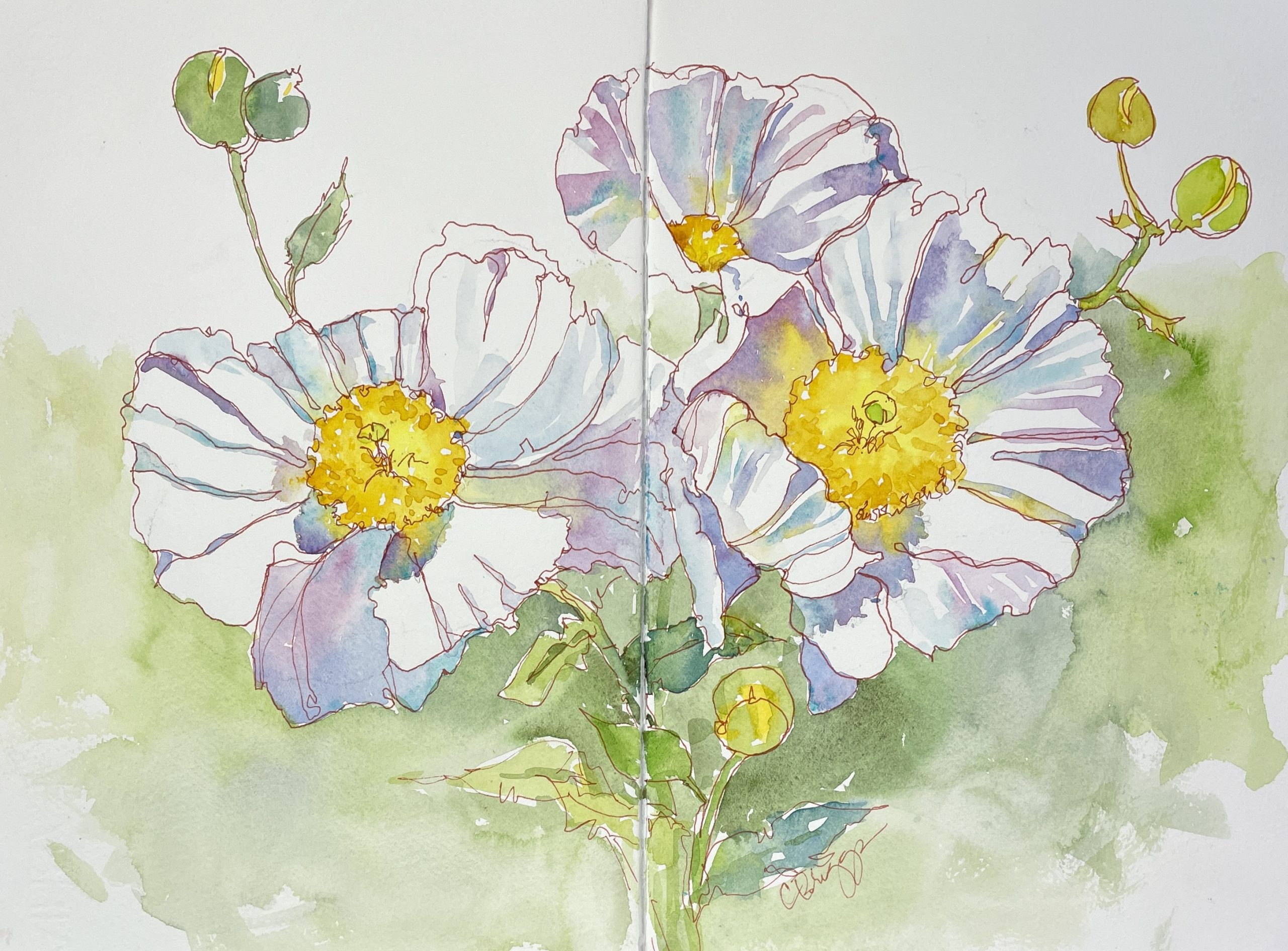 Vibrant Watercolor Painting & Journaling - Image 2